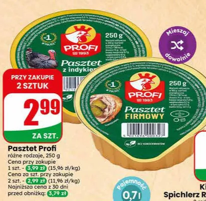 Pasztet firmowy Profi promocja w Dino
