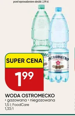 Woda Ostromecko gazowana promocja w Chata Polska