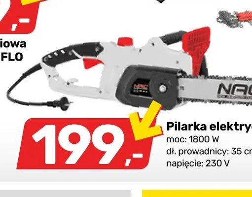 Pilarka elektryczna Nac 1800W 35 cm 230V promocja w Bricomarche