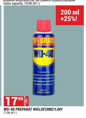 Preparat wielofunkcyjny WD-40 promocja w Merkury Market