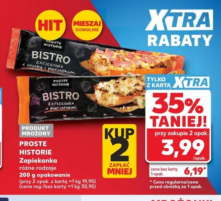 Zapiekanka z pieczarkami Proste Historie Bistro promocja w Kaufland