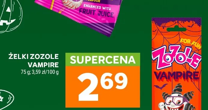 Żelki Zozole Vampire promocja w Stokrotka