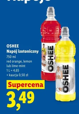 Napój izotoniczny OSHEE lime-mint promocja w Lidl