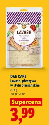 Lavash pieczywo w stylu ormiańskim Dan Cake promocja w Lidl