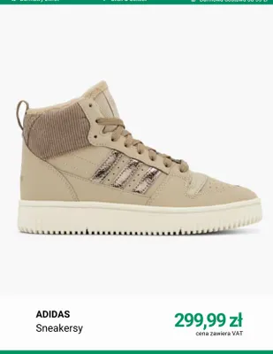 Sneakersy Adidas promocja w Deichmann