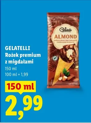 Rożek premium z migdałami promocja w Lidl