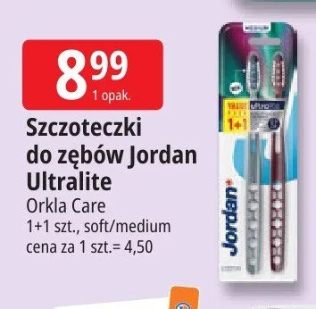 Szczoteczki do zębów Jordan Ultralite promocja w Leclerc