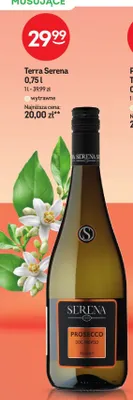 Wino musujące Prosecco DOC Treviso Frizzante Terra Serena promocja w Żabka