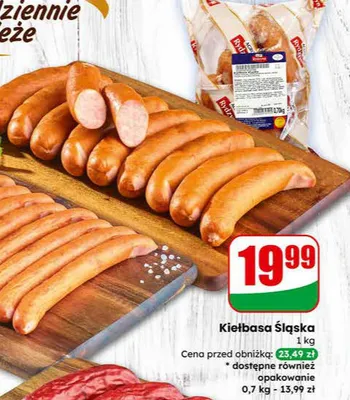 Kiełbasa Śląska promocja w Dino