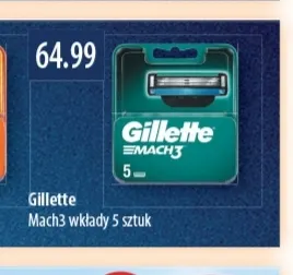 Wkłady do maszynki Gillette Mach3 promocja w Drogerie Laboo