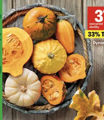 Dynia ozdobna promocja w Delikatesy Centrum