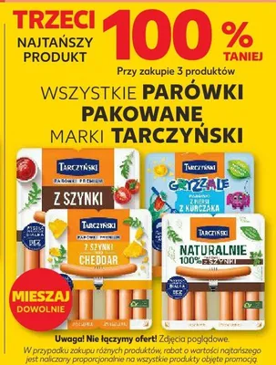 Parówki pakowane wszystkie rodzaje promocja w Kaufland
