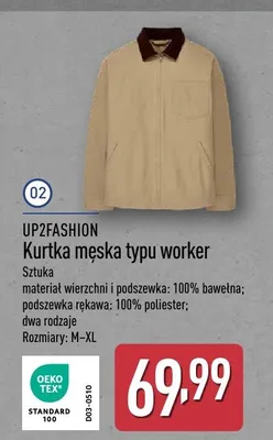 Kurtka męska typu worker promocja w Aldi