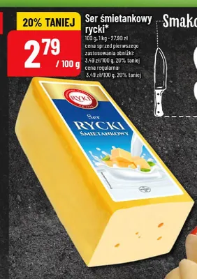 Ser śmietankowy Rycki promocja w POLOmarket