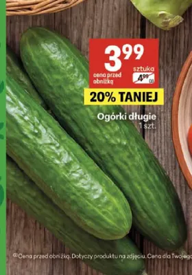 Ogórki długie promocja w Delikatesy Centrum