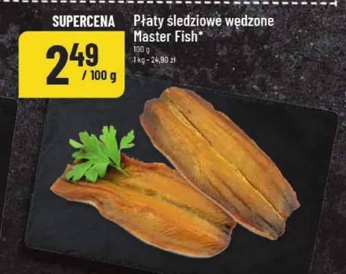 Płaty śledziowe wędzone Master Fish promocja w POLOmarket