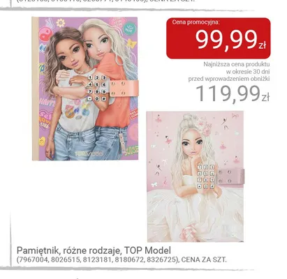 Pamiętnik TOP Model promocja w Smyk