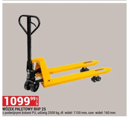 Wózek paletowy RHP 25 promocja w Merkury Market
