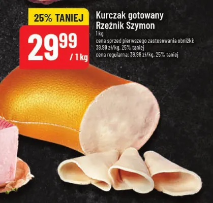 Kurczak gotowany Rzeźnik Szymon promocja w POLOmarket