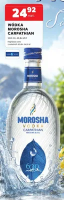 Wódka Morosha Carpathian promocja w Stokrotka