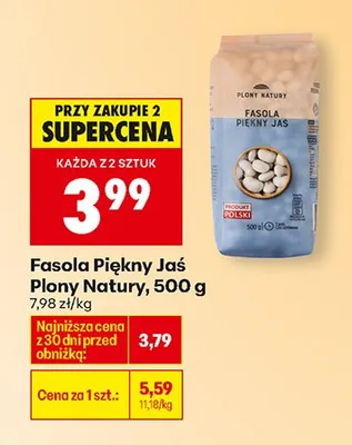 Fasola Piękny Jaś promocja w Biedronka