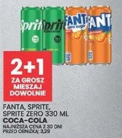 Sprite napój gazowany 330ml Coca-Cola promocja w Wafelek