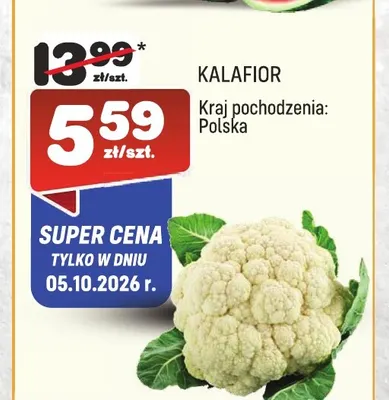 Kalafior promocja w Społem Praga