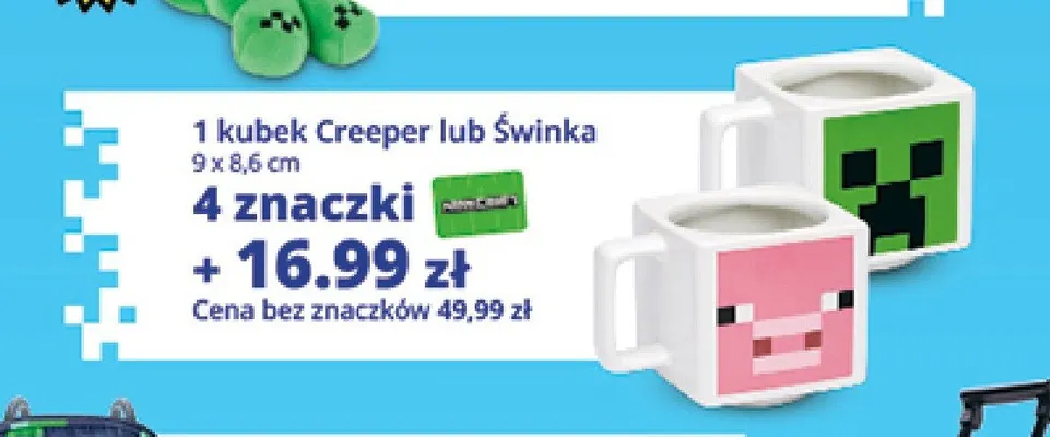 Kubek Minecraft Creeper promocja w Auchan