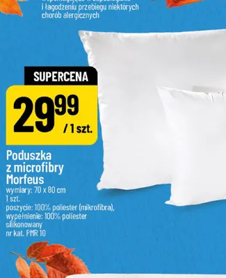 Poduszka z microfibry Morfeus 70x80 cm promocja w POLOmarket