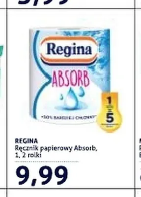 Ręcznik papierowy Absorb Regina promocja w Blue Stop