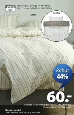 Komplet pościeli promocja w Jysk