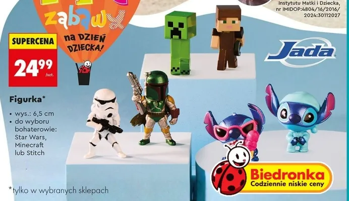 Figurka Jada Minecraft wys.: 6,5cm promocja w Dzień Dziecka