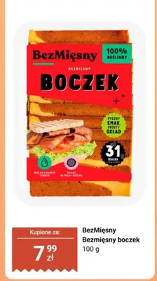 Bezmięsny boczek BezMięsny promocja w Biedronka