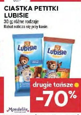 Ciastka petitki lubisie promocja w Stokrotka