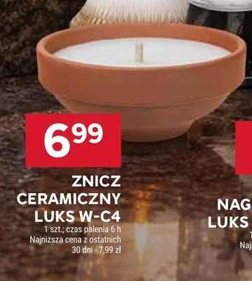 Znicz ceramiczny Luks W-C4 promocja w Stokrotka