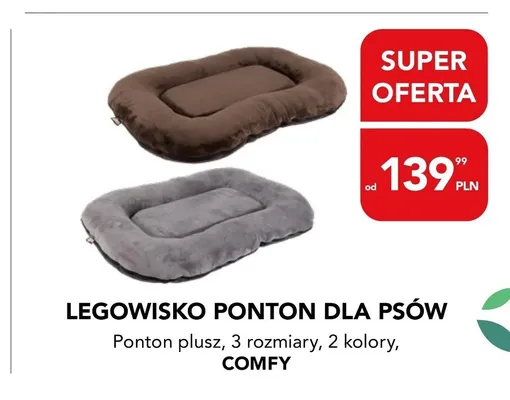 Legowisko ponton dla psów Comfy Ponton Plusz promocja w Aquael zoo