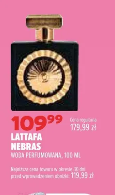 Woda perfumowana Lattafa Nebras promocja w Drogerie Natura