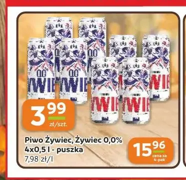 Piwo Żywiec 4-pak promocja w Gama