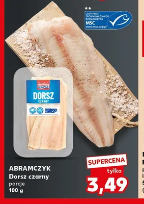 Dorsz czarny porcje Abramczyk promocja w Kaufland