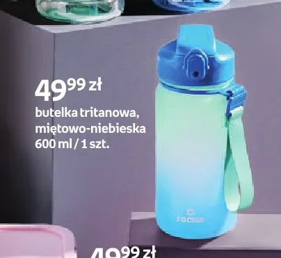 Butelka tritanowa Rockle miętowo-niebieska promocja w Empik