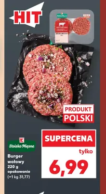 Burger wołowy Stoisko Mięsne promocja w Kaufland