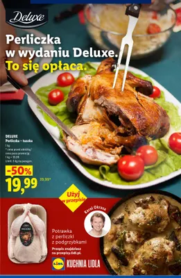 Perliczka tuszka Deluxe promocja w Lidl