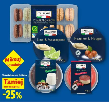 Deser Hazelnut & Nougat Italiamo promocja w Lidl