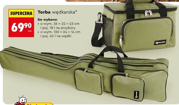Torba wędkarska promocja w Biedronka