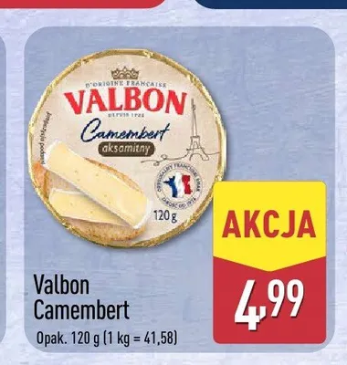 Ser Camembert Valbon promocja w Aldi