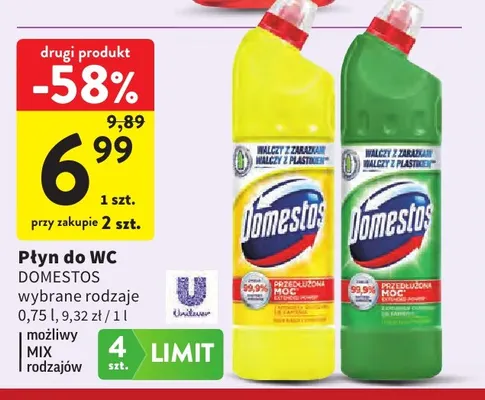 Płyn do WC Domestos promocja w Intermarche