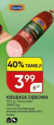 Kiełbasa dębowa promocja w Chata Polska