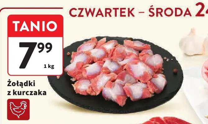 Żołądki z kurczaka promocja w Intermarche