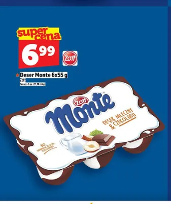 Deser Zott Monte 6-pak 55g promocja w TOPAZ