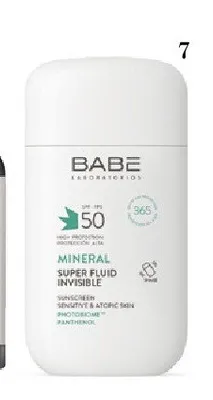 Mineralny filtr przeciwsłoneczny do twarzy Babe Laboratorios Sun Protection SPF 50 promocja w Hebe